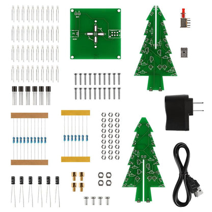 [discontinued] DIY LED Bundle, 3D RGB Light Square Cube + Christmas Tree