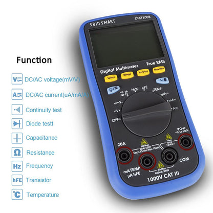 [discontinued] Bluetooth Digital Multimeter and Temperature Meter, DMT100B