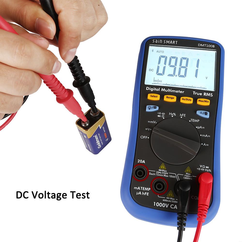 [discontinued] Bluetooth Digital Multimeter and Temperature Meter, DMT100B