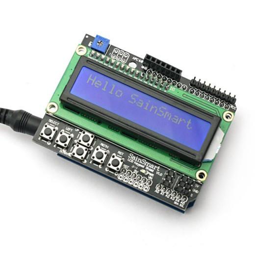 [discontinued] UNO + 1602 LCD Keypad Shield V3