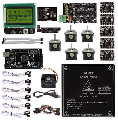 [discontinued] Ramps 1.4 + A4988 + Mega 2560 R3 + LCD 12864 3D Printer Controller Kit For RepRap [EU ONLY]