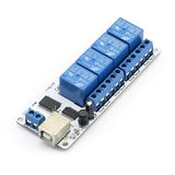 [discontinued] 4-channel 5V USB Relay Module