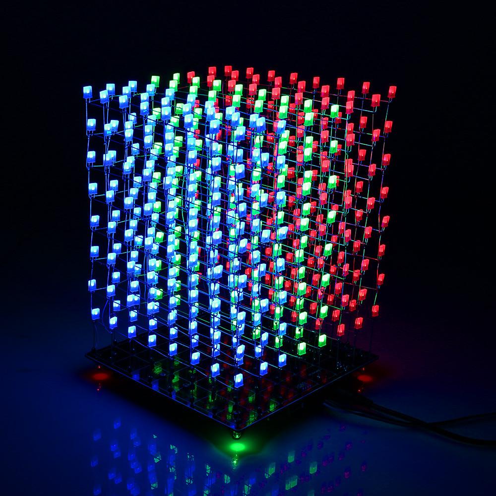 [discontinued] 3D LED Lampe Square DIY Kit