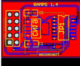 [discontinued] RepRap RAMPs 1.4  Mega Pololu Shield Compatible with Arduino for 3D printers