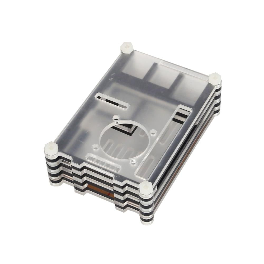 [discontinued] Pi2/Pi3 Arcylic Case with Cooling Fan