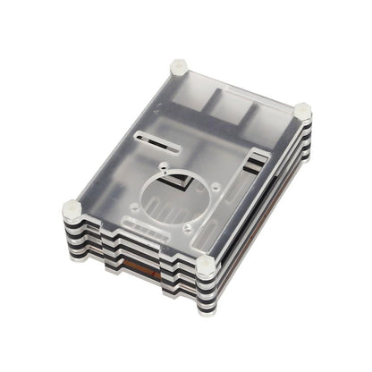 [discontinued] Pi2/Pi3 Arcylic Case with Cooling Fan