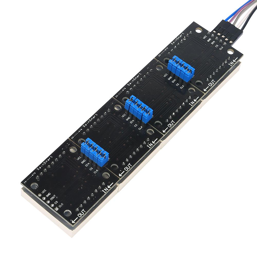 [discontinued] MAX7219 Red LED Dot Matrix Display Module