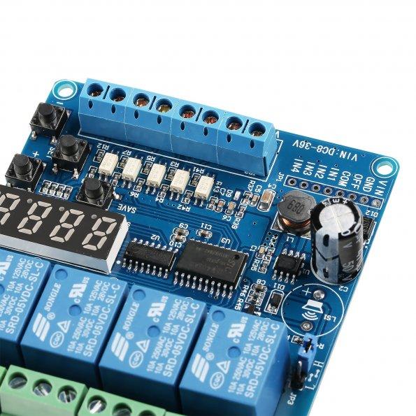 [discontinued] 4/8-Channel Multifunctional Programmable Relay Module