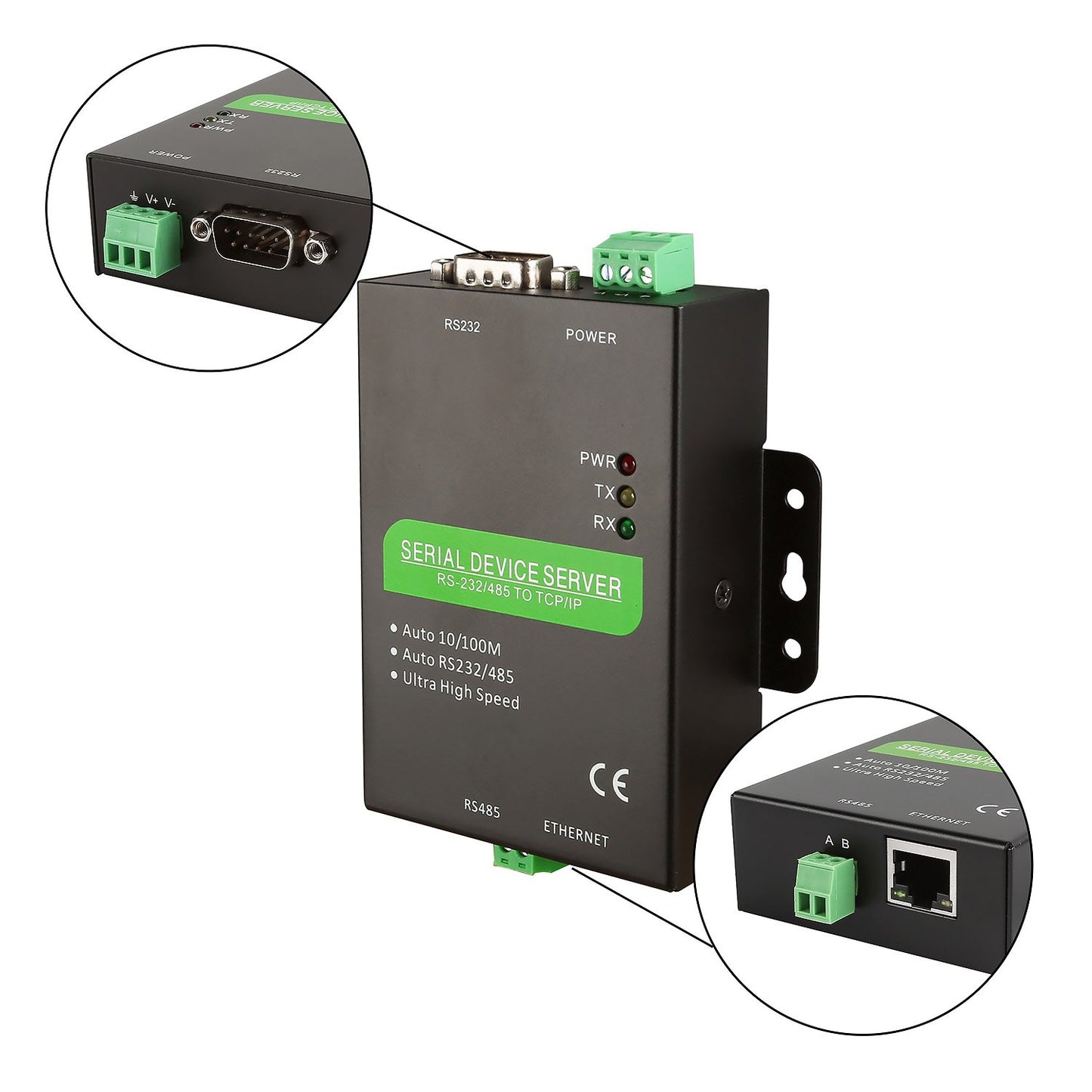 SainSmart TCP/IP Ethernet zu seriell RS232 RS485 Converter