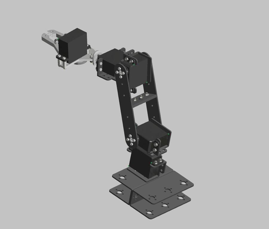 [discontinued] S5 5-Achsen Roboter Arm mit Servos