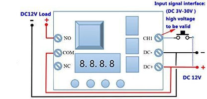[discontinued] SainSmart Relay Cycle Timer Module - Programmable with Customized Settings (12V)
