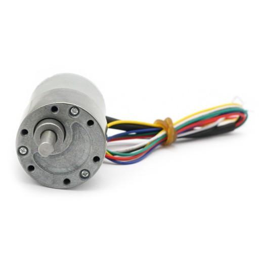 [discontinued] 29:1 Metal Gearmotor 365rpm 37Dx52L mm mit 64 CPR Encoder 12V