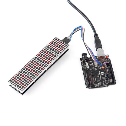 [discontinued] MAX7219 Red LED Dot Matrix Display Module