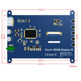 [discontinued] 5” Capacitive Touch Screen 800*480 LCD HDMI Display for Raspberry Pi