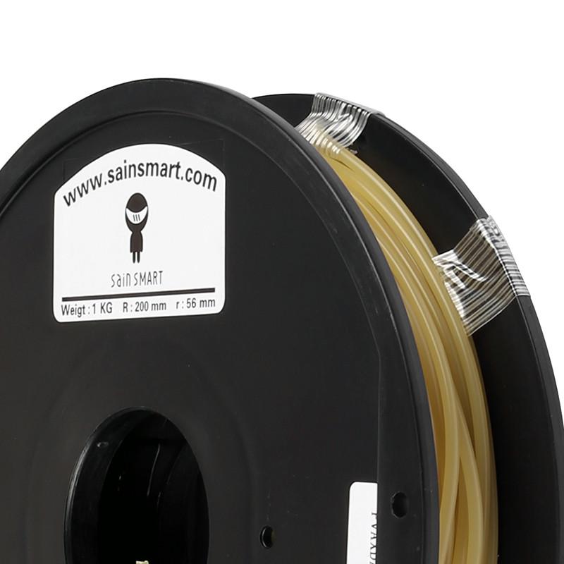 Natural, Water Soluble PVA 1.75mm Filament 0.5kg/1.1lb