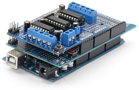 [discontinued] Arduino Mega2560 + Prototype Shield V3 + L293D Motor Driver Shield