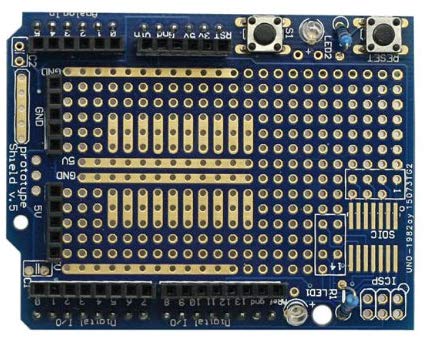 [discontinued] Arduino UNO + Prototype Shield+ L293D Motor Drive Shield