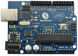 Arduino UNO + Prototype Shield+ L293D Motor Drive Shield