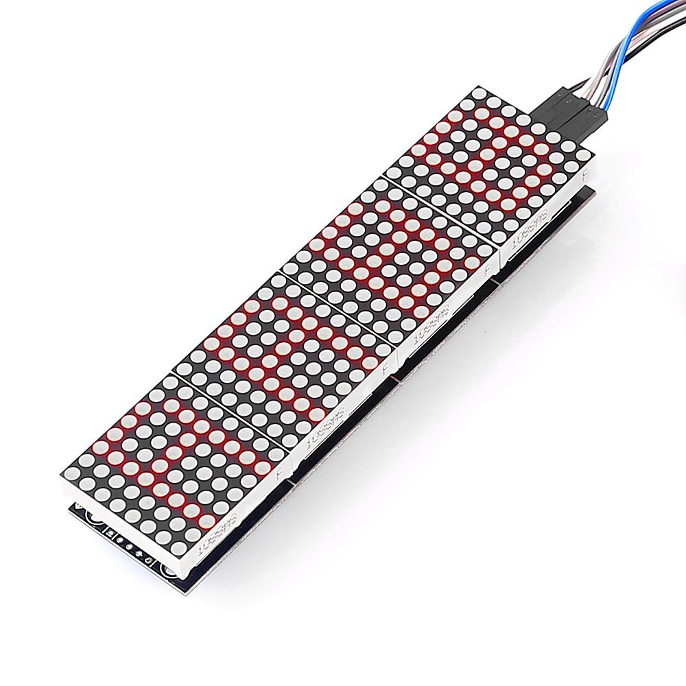 [discontinued] MAX7219 Red LED Dot Matrix Display Module