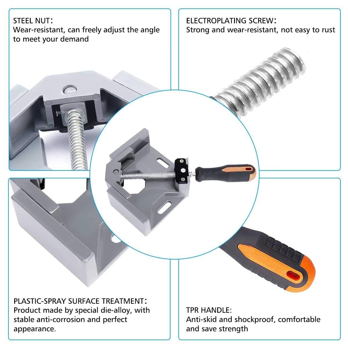 [discontinued] 90° Multi-functional Right Angle Corner Clamp