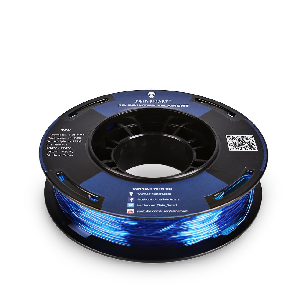 [discontinued] SainSmart 1.75mm TPU Flexible 3D Filament 250g 5-Farben Set