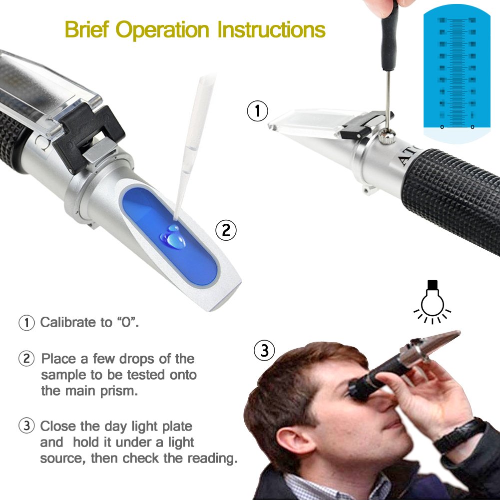 [discontinued] Brix Refractometer, Beer Wort Refractometer