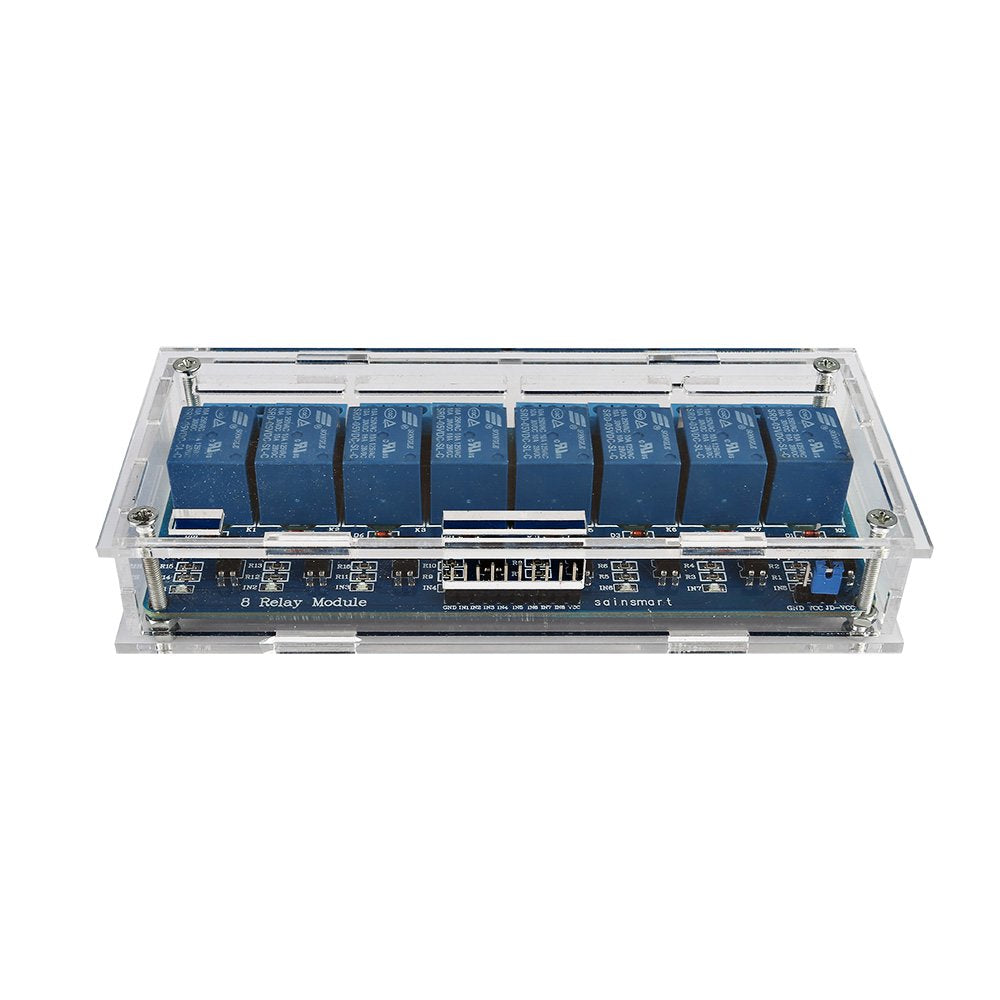 [discontinued] SainSmart 8-Kanal Relais mit Acrylic Gehäuse