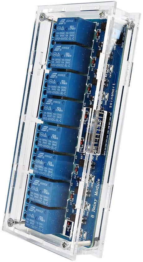 [discontinued] SainSmart Acrylic Arduino 8-Kanal Relais Gehäuse