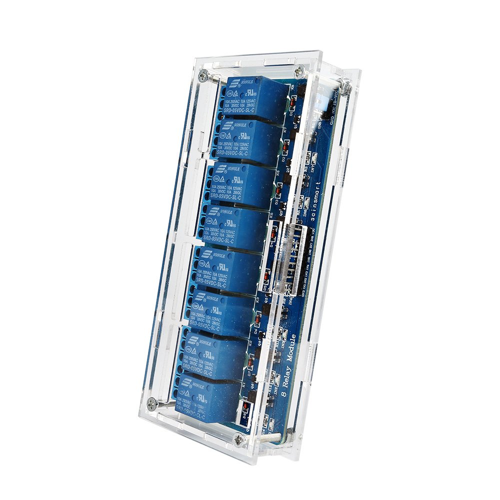 [discontinued] SainSmart 8-Kanal Relais mit Acrylic Gehäuse