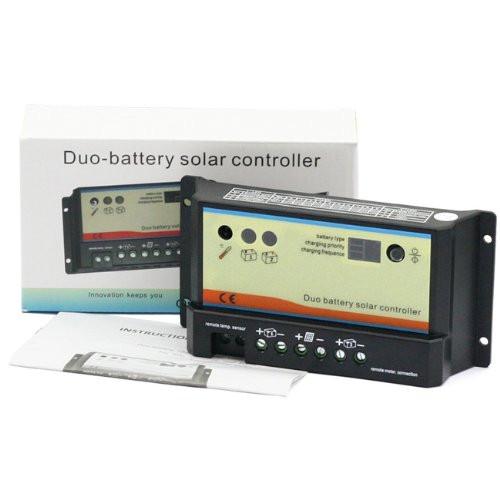 [discontinued] 10A Solar Dual Batterien Panel Controller Laderegler Regler 12/24V