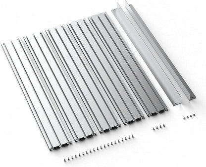 T-Nutentisch 6060 Erweiterung Aluminium Arbeitsplatte für CNC-Fräsmaschine PROVerXL 4030 XY-Achsen Erweiterungssatz