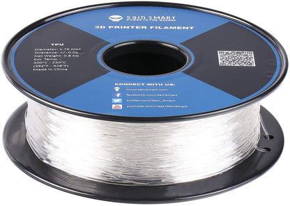 [discontinued] SainSmart TPU 3D Drucker Filament, 1.75 mm, 0.8 kg (Transparent)