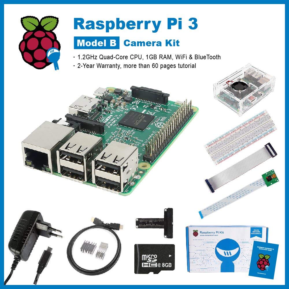 [discontinued] SainSmart Raspberry Pi 3 Kamera Starter Kit