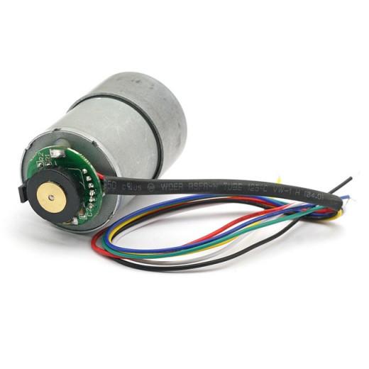 [discontinued] 29:1 Metal Gearmotor 365rpm 37Dx52L mm mit 64 CPR Encoder 12V