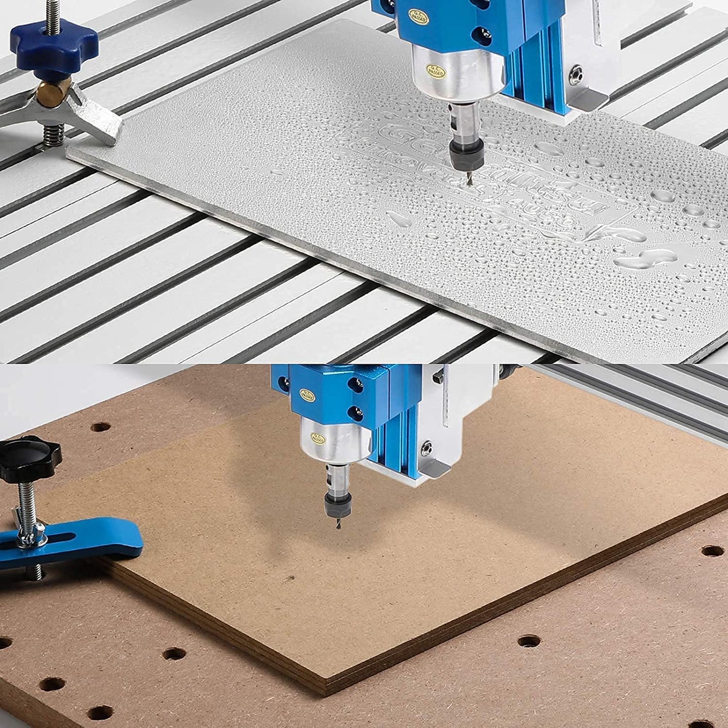 T-Nutentisch 6060 Erweiterung Aluminium Arbeitsplatte für CNC-Fräsmaschine PROVerXL 4030 XY-Achsen Erweiterungssatz