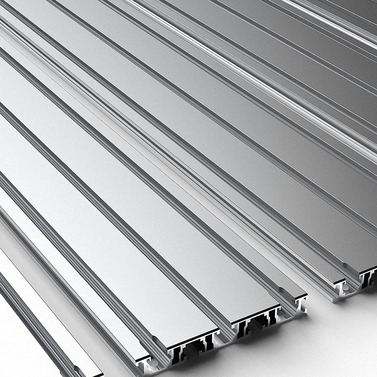 T-Nutentisch 6060 Erweiterung Aluminium Arbeitsplatte für CNC-Fräsmaschine PROVerXL 4030 XY-Achsen Erweiterungssatz