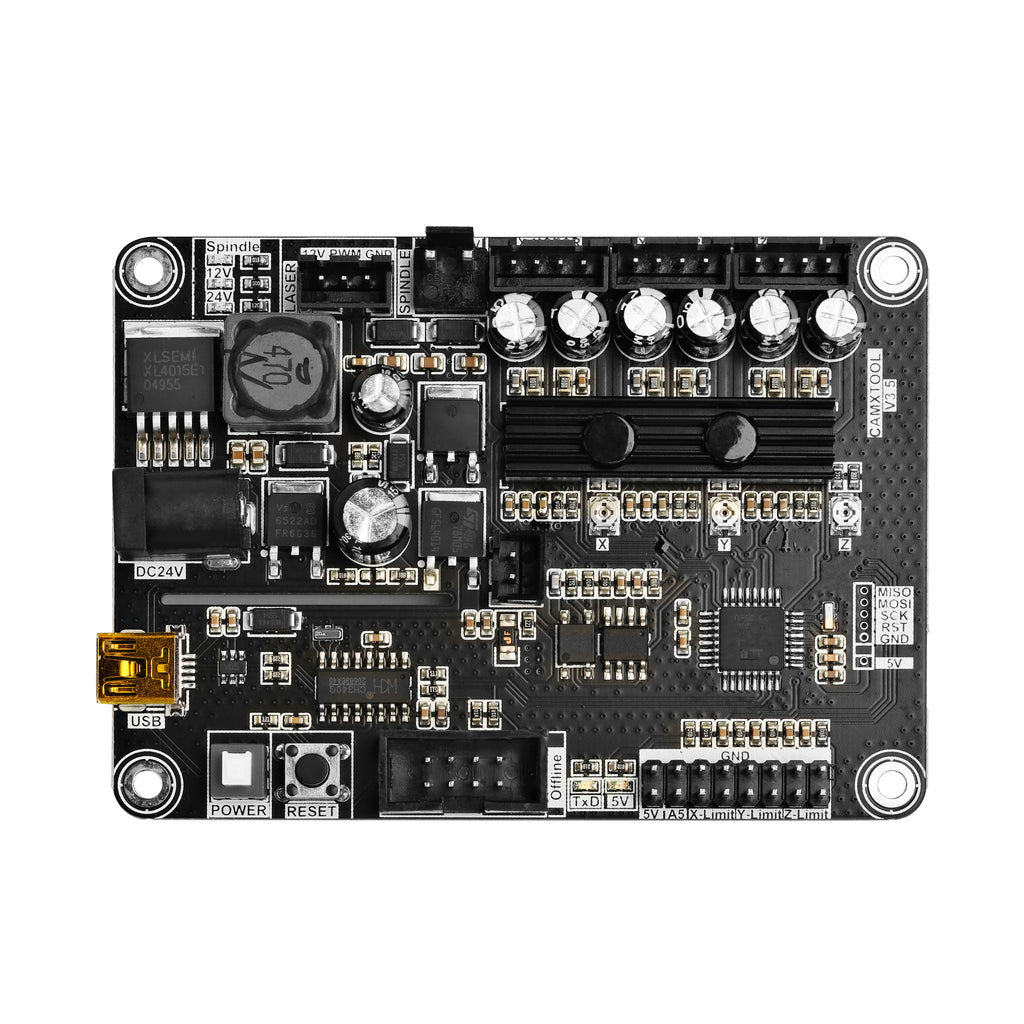 Genmitsu Controller Board (GRBL) mit ABS-Gehäuse und eingebautem Lüfter für Fräs-/Graviermaschine CNC 1810-PRO/3018/3018-PRO
