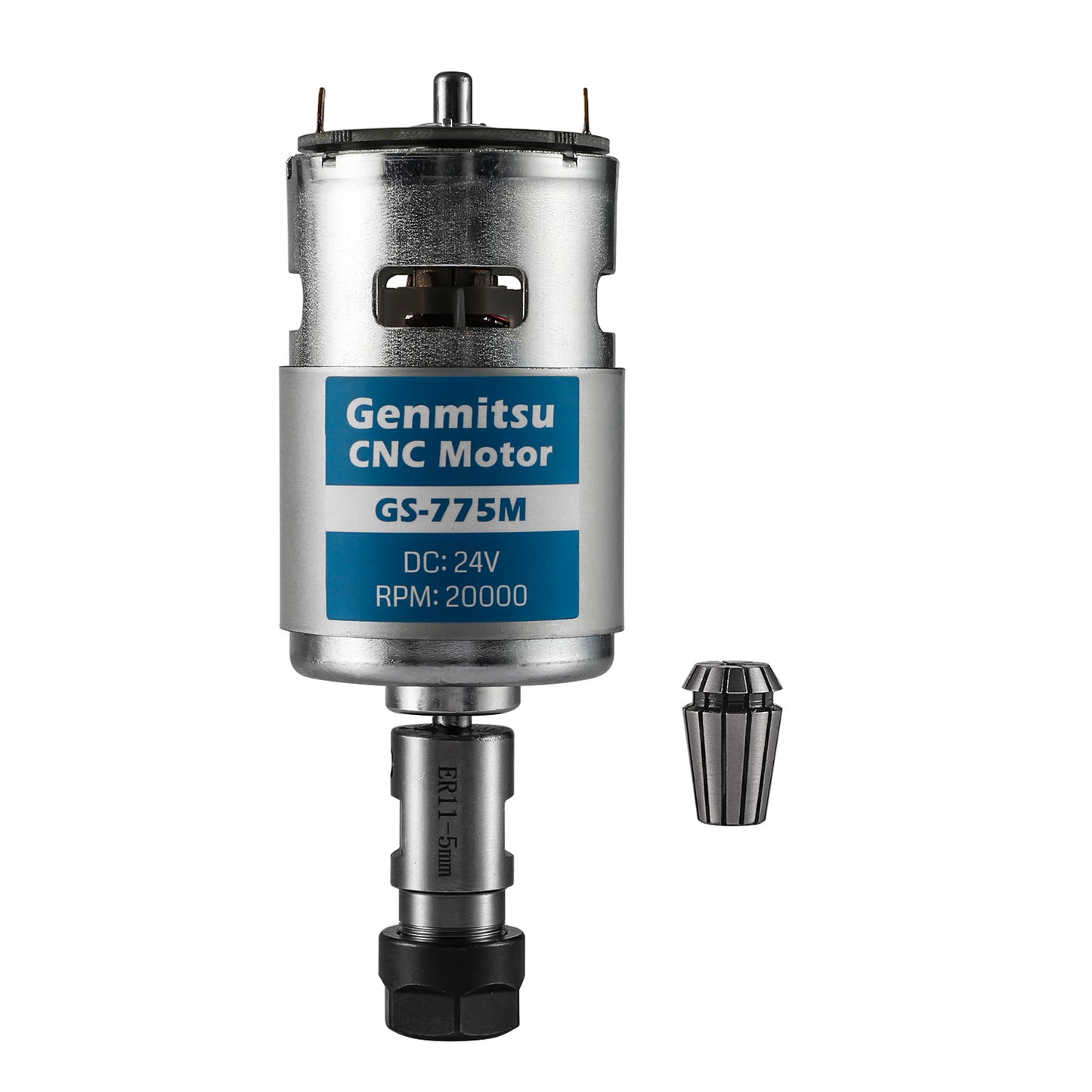 Genmitsu GS-775M 775 CNC-Spindelmotor mit ER11 Spannzangensatz