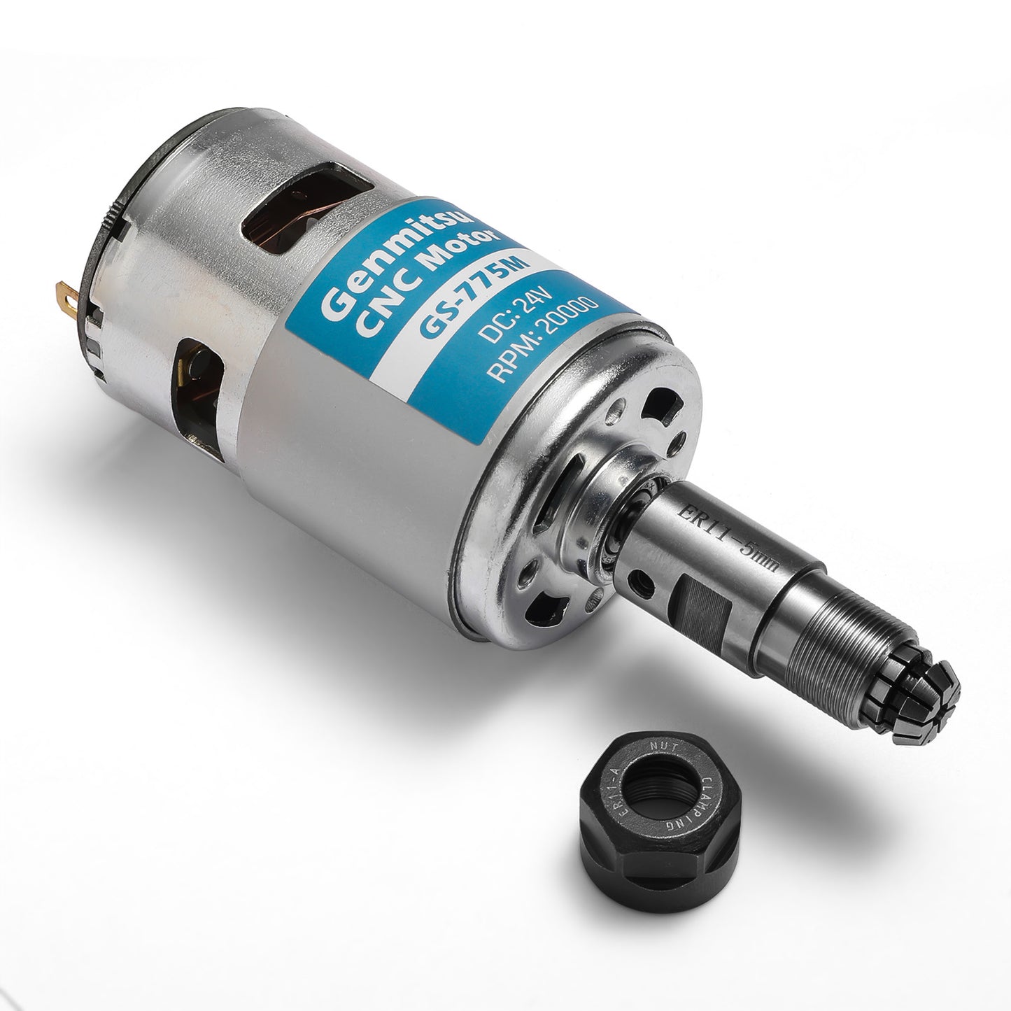 Genmitsu GS-775M 775 CNC-Spindelmotor mit ER11 Spannzangensatz