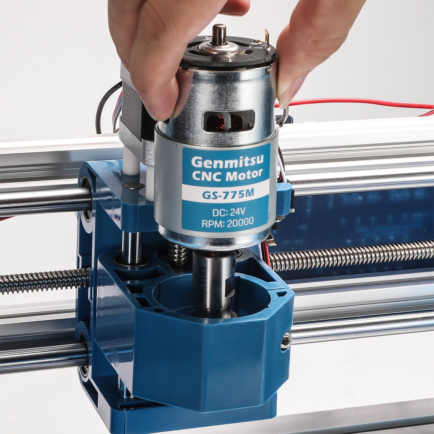 Genmitsu GS-775M 775 CNC-Spindelmotor mit ER11 Spannzangensatz
