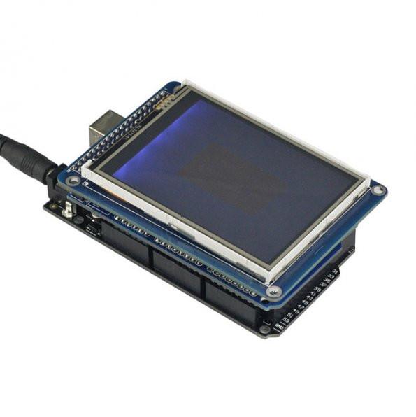 [discontinued] Mega 2560 R3 + Adapter Shield + 3,2 TFT LCD Touch Panel