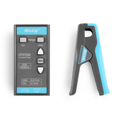 Micsig Oszilloskop-Tastkopf CP2100A AC/DC-Stromtastkopf 800KHz 10A/100A mit Standard-BNC-Schnittstelle