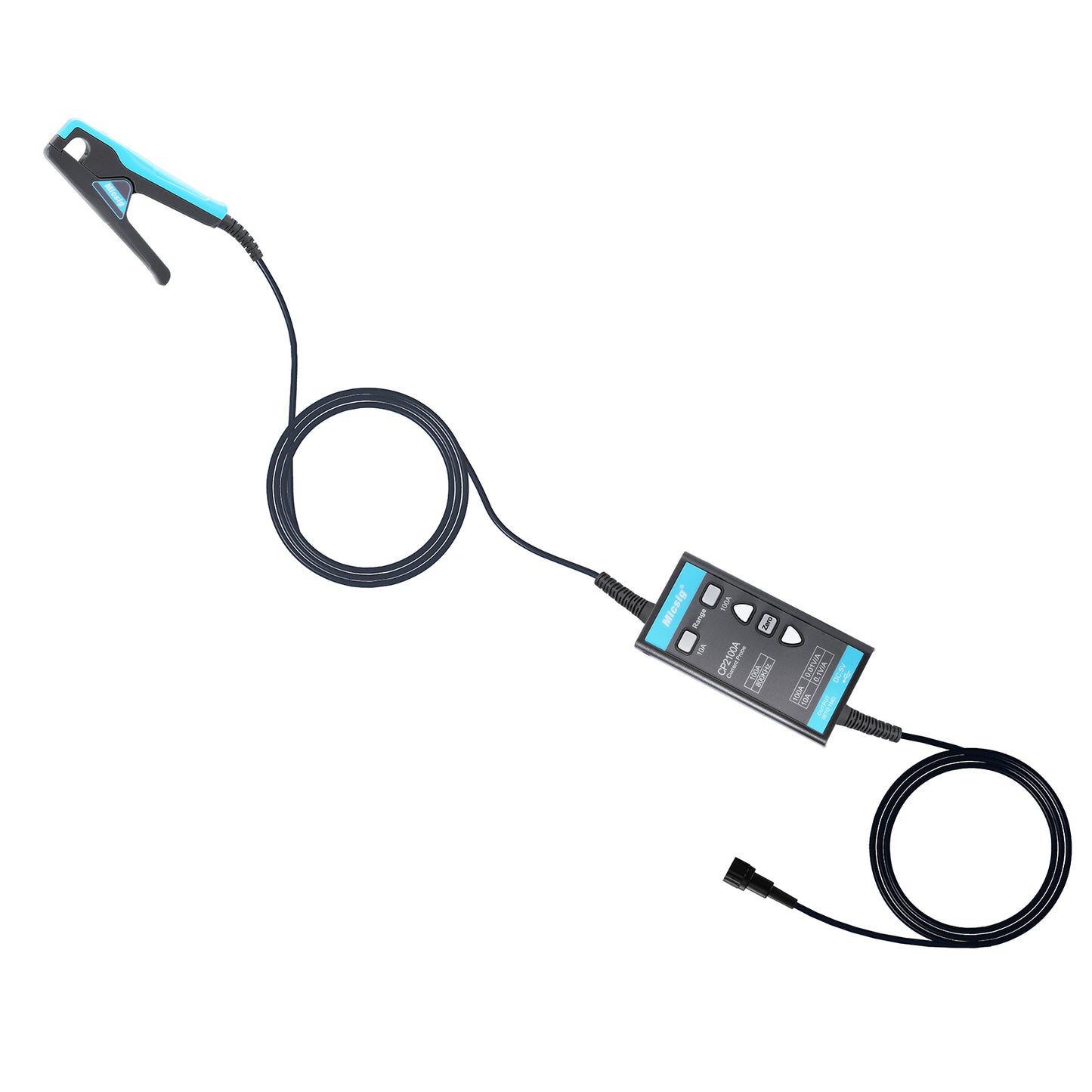 Micsig Oszilloskop-Tastkopf CP2100A AC/DC-Stromtastkopf 800KHz 10A/100A mit Standard-BNC-Schnittstelle