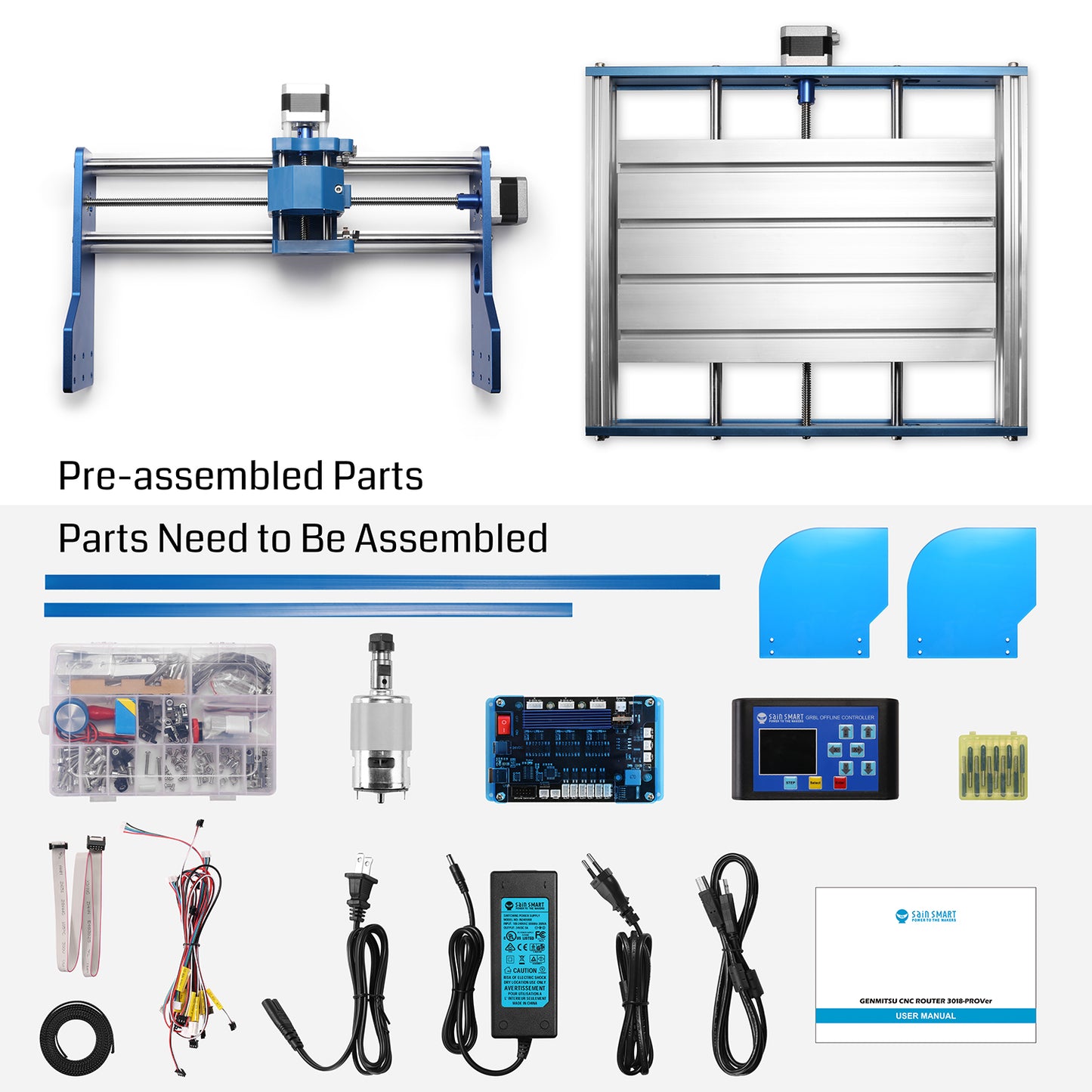 SainSmart Genmitsu 3018-PROVer CNC Fräse