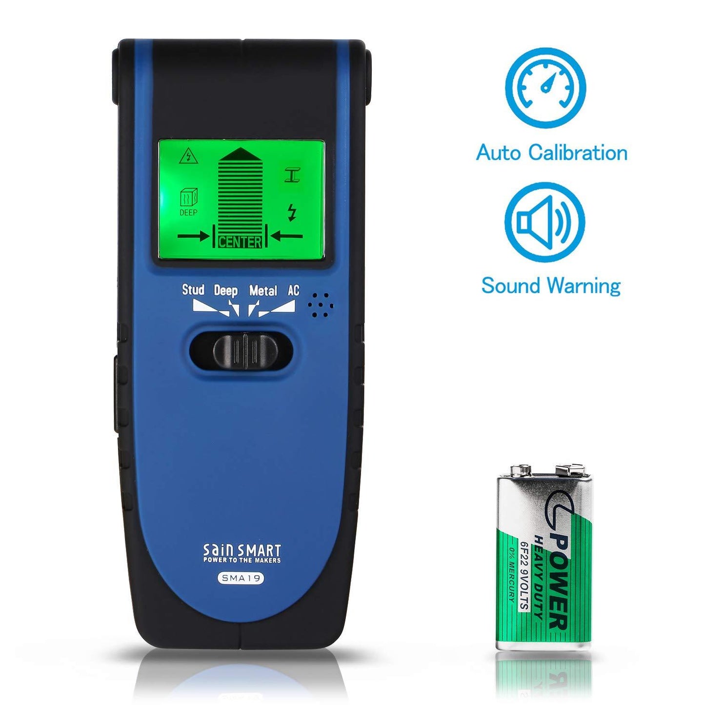 [discontinued] SainSmart ToolPAC SMA19 Stud Finder Wall Scanner