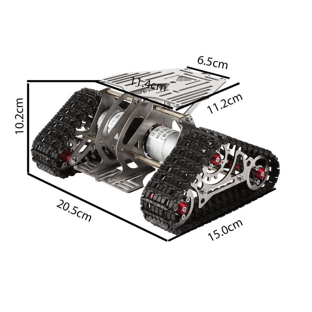 [discontinued] Full-Metal Robot Car Chassis V4.0