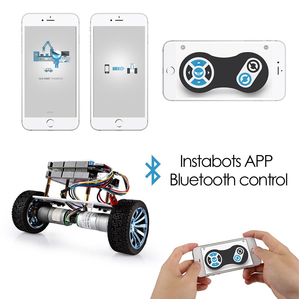 [Discontinued] InstaBots Bluetooth Control Self-Balancing Robot