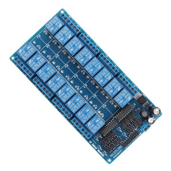 [discontinued] 16-Channel USB HID Programmable Control Relay Module[US ONLY]