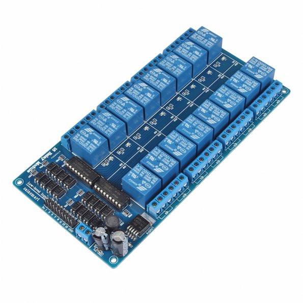 [discontinued] 16-Channel USB HID Programmable Control Relay Module[US ONLY]