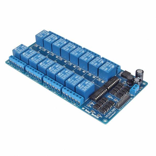 [discontinued] 16-Channel USB HID Programmable Control Relay Module[US ONLY]